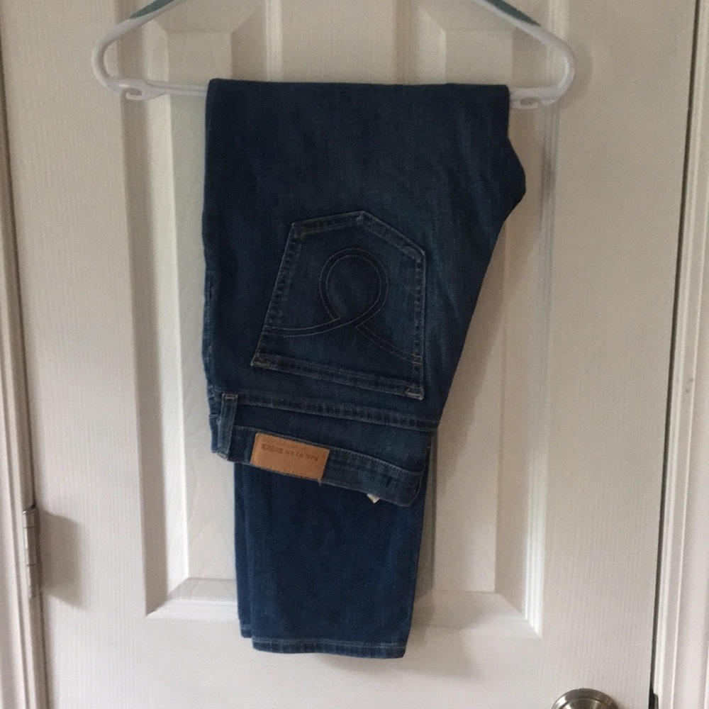 Big Star cropped jeans.